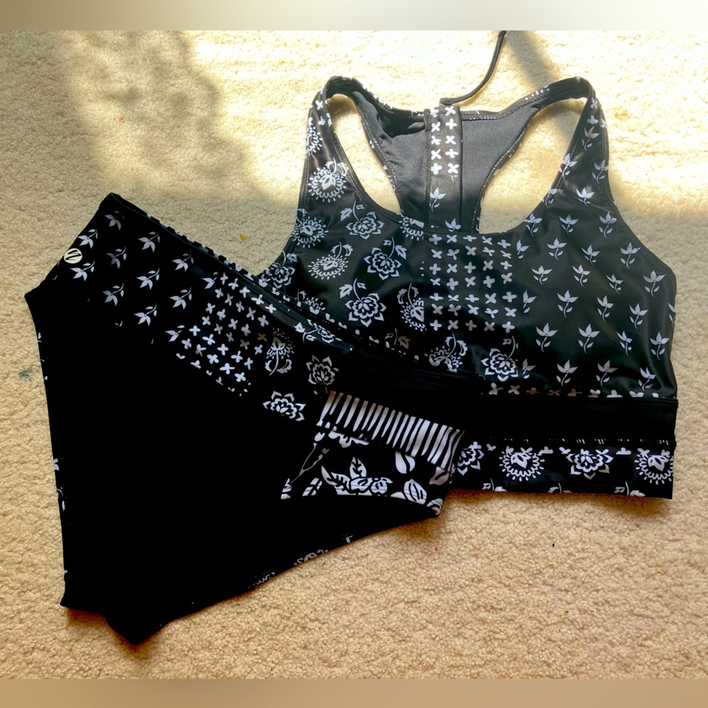 Nani Swimwear Avalon Cut Back Crop + Oasis Patch Bottom